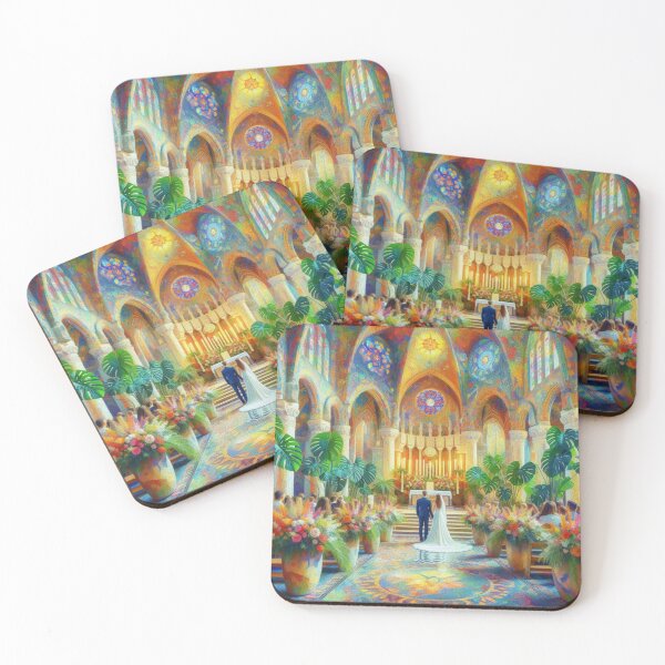 Item preview, colorful wedding ceremony in cathedral designed and sold by Dominika Farkašová.