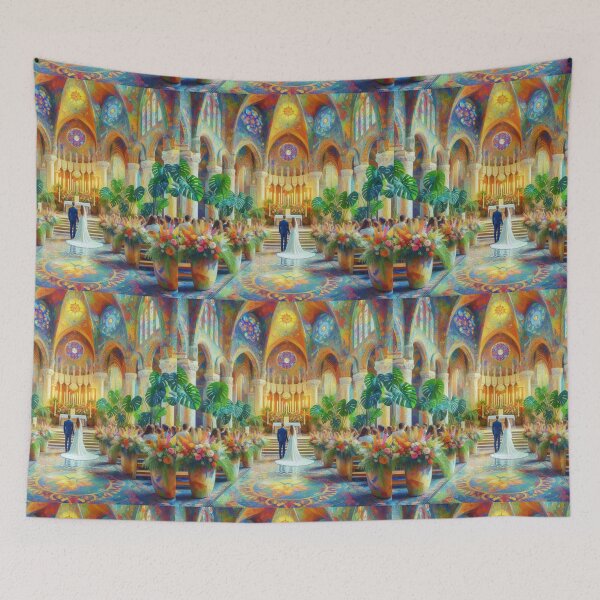 Item preview, colorful wedding ceremony in cathedral designed and sold by Dominika Farkašová.