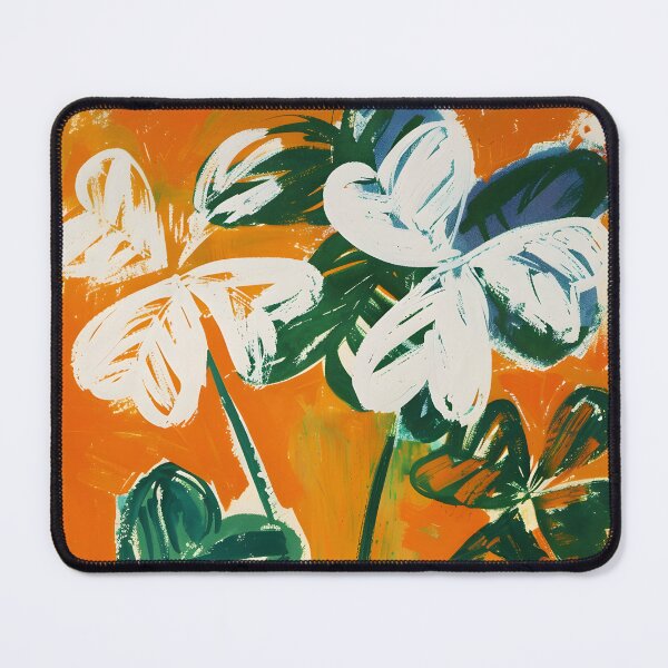 Item preview, St. Patrick's Abstract Charm- Colorful Lucky Clover Shamrock Elegance Generative AI designed and sold by OlfactoART Studio.