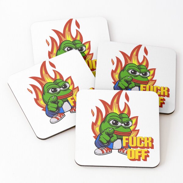 Item preview, Pepe angry Fuck Off  designed and sold by GalaxyExplorers.