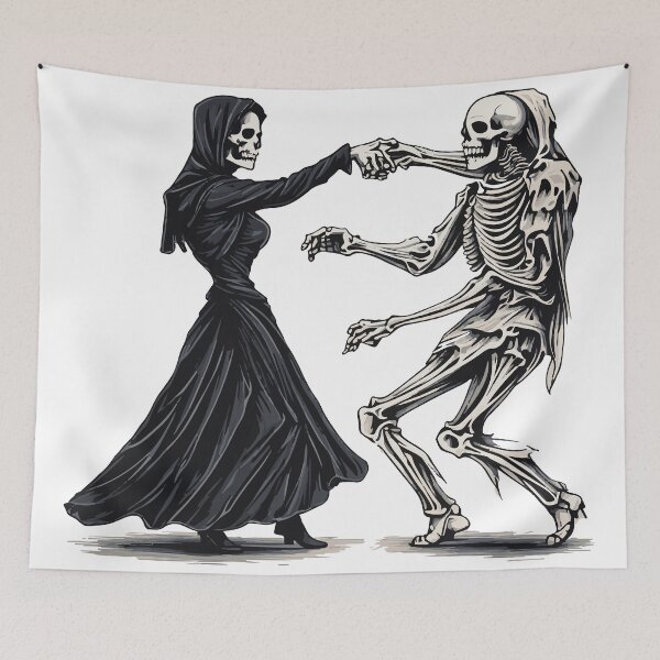 Item preview, Dance With Death Skull And Lady designed and sold by Baron-San.