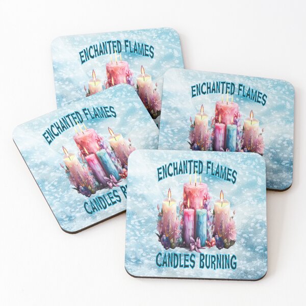 Item preview, Enchanted Flames: Candles Burning designed and sold by MysticOzzy.