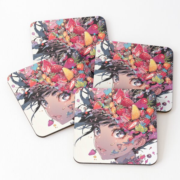 Item preview, Fruit Medley Anime Girl designed and sold by bubblegoth.