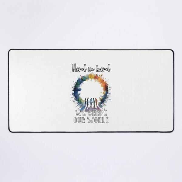 Item preview, Unity in Action: Hand in Hand We Shape Our World designed and sold by MillennialVibe.