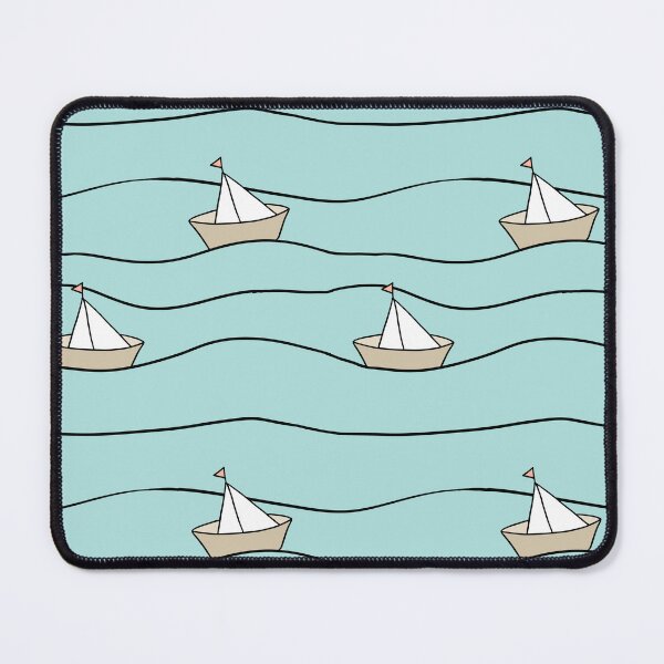 Item preview, Paper Boats in Robin's Egg designed and sold by Andrea Turner.
