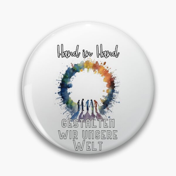 Item preview, Einheit in Aktion: Hand in Hand Gestalten Wir Unsere Welt designed and sold by MillennialVibe.