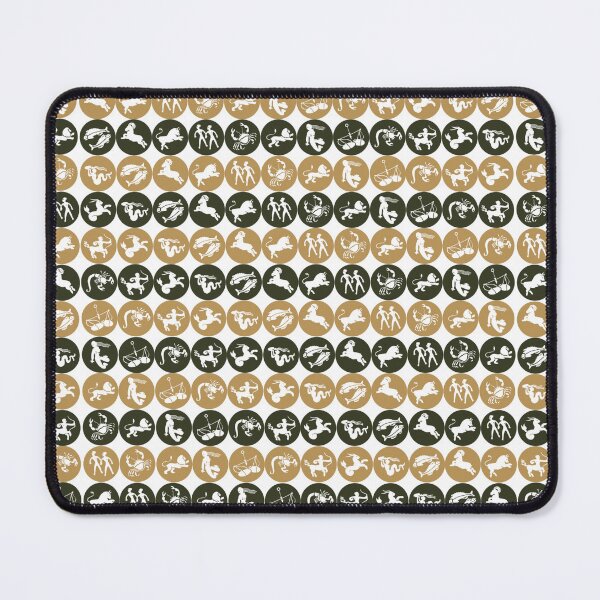 Item preview, Vintage Pyrex Zodiac transparent Pattern Multi Color designed and sold by okaybut whatif.