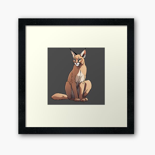 Item preview, Majestic caracal designed and sold by MollyPetDesigns.