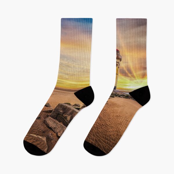 Item preview, Talacre Lighthouse Sunset Wales designed and sold by AJEvans.
