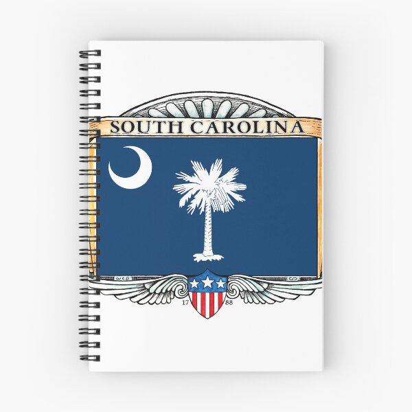 Item preview, South Carolina Art Deco Design with Flag designed and sold by Cleave.
