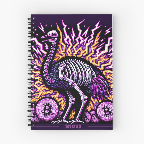 Item preview, $NOSS "BTC Lightning Soar: Thunder Ostrich" designed and sold by zzz888.
