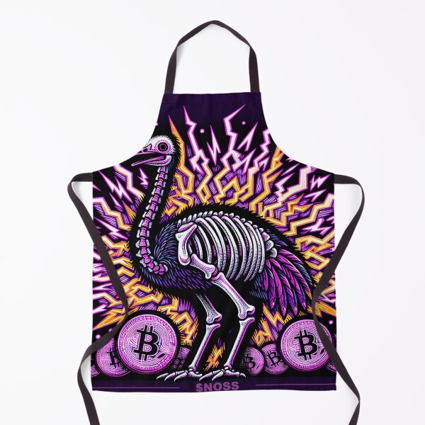 Item preview, $NOSS "BTC Lightning Soar: Thunder Ostrich" designed and sold by zzz888.