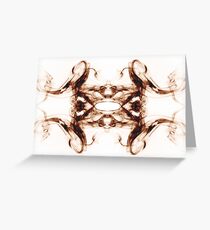 Smoke Abstract Greeting Card