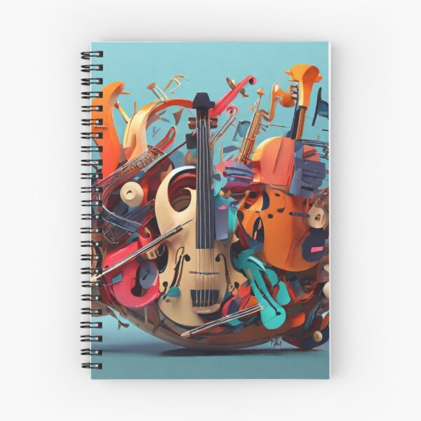 Item preview, Rhythmic Rapture: A Glitched Symphony of Vibrant Instruments designed and sold by Zaramodo.