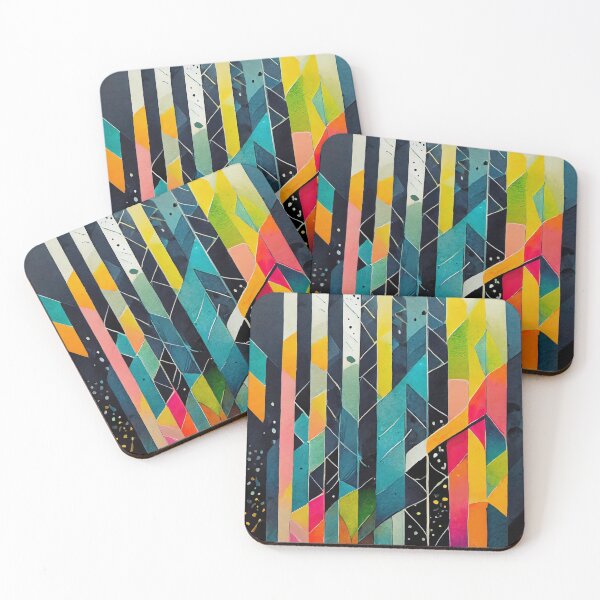 Item preview, Artistic pattern watercolor geometric designed and sold by Karin Schön.