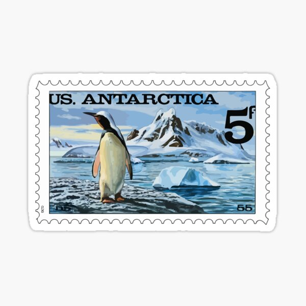 Item preview, Antarctica penguin stamp designed and sold by Valnan.