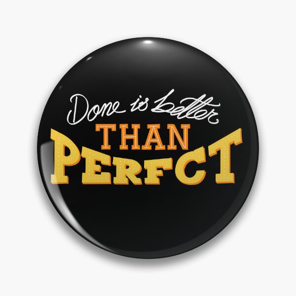 Item preview, done is better than perfect - custom hand lettering designed and sold by designsoln1.