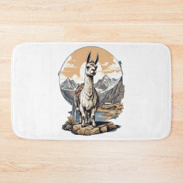 Item preview,  llama standing on a rock designed and sold by Karaz's Animal Kingdom.