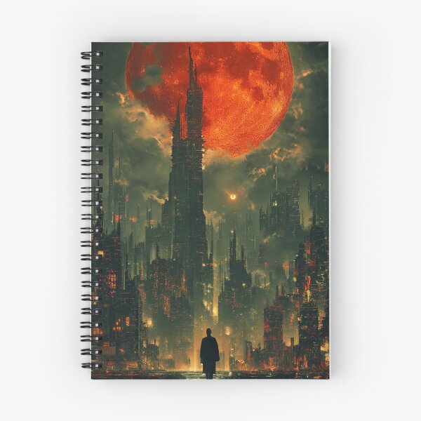 Item preview, Crimson Moon over Dystopian Horizon designed and sold by DreamsOfOlympus.