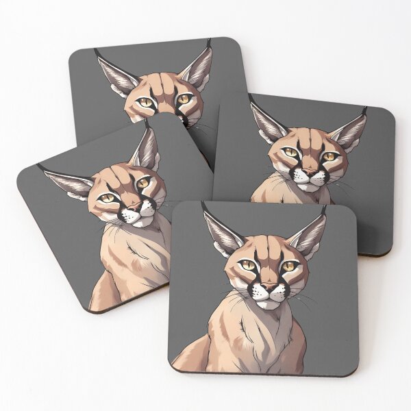 Item preview, Caracal Portrait designed and sold by MollyPetDesigns.