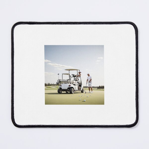 Item preview, a golf player playing a round art illusion designed and sold by Newconcept3341.