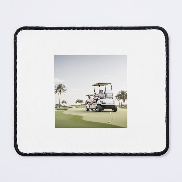 Item preview, a golf player playing a round art illusion designed and sold by Newconcept3341.