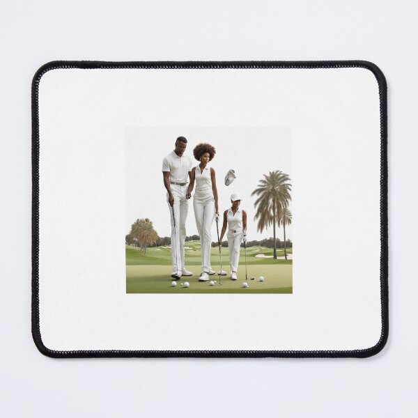 Item preview, a golf player playing a round art illusion designed and sold by Newconcept3341.