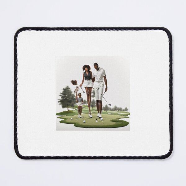 Item preview, a golf player playing a round art illusion designed and sold by Newconcept3341.