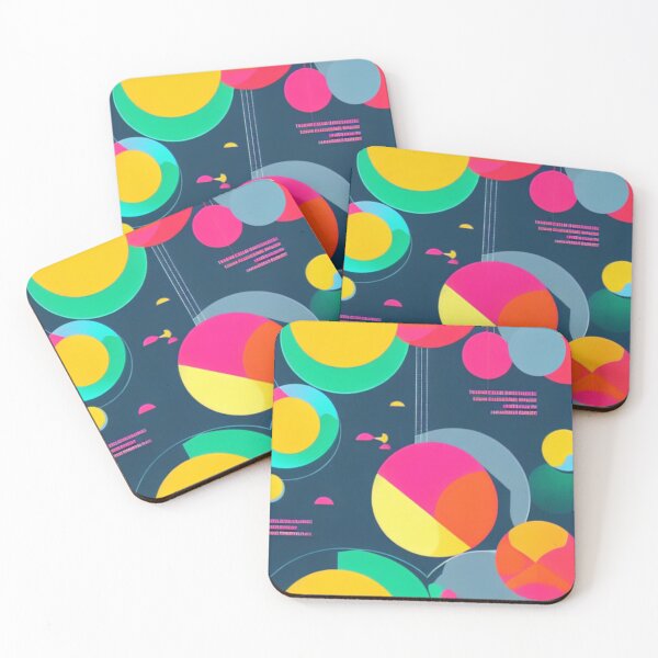 Item preview, "Dance of Colors: Abstract Harmony of Circles and Shapes." designed and sold by pixelperfecto12.