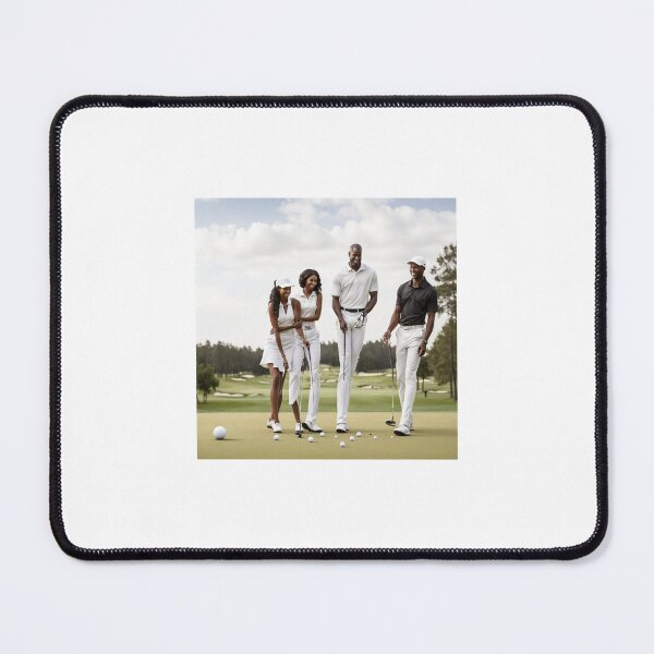 Item preview, a golf player playing a round art illusion designed and sold by Newconcept3341.