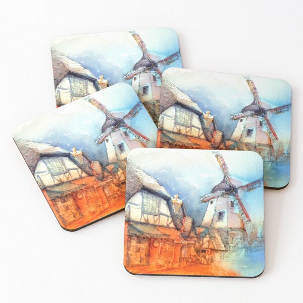 Item preview, windmills of Solvang designed and sold by Gerardo Segismundo.