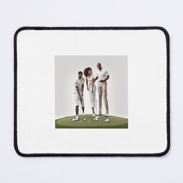 Item preview, a golf player playing a round art illusion designed and sold by Newconcept3341.