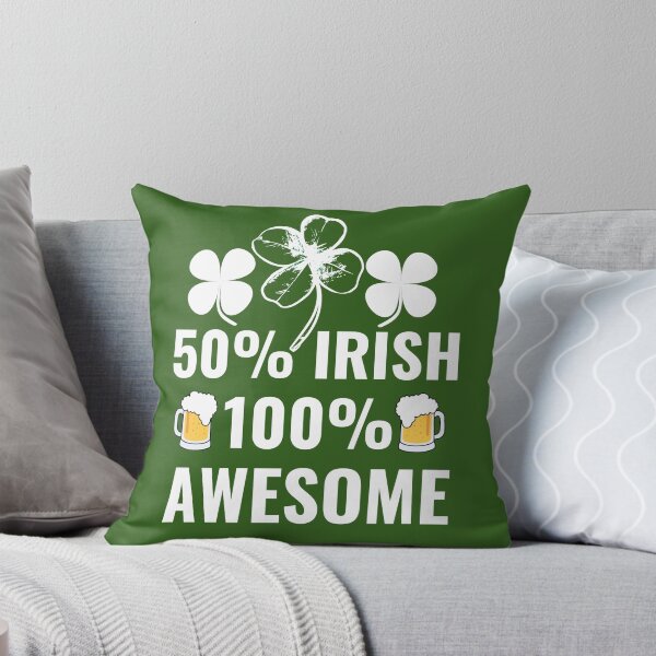 Item preview, 50% Irish 100% Awesome  designed and sold by Design-Maniya.