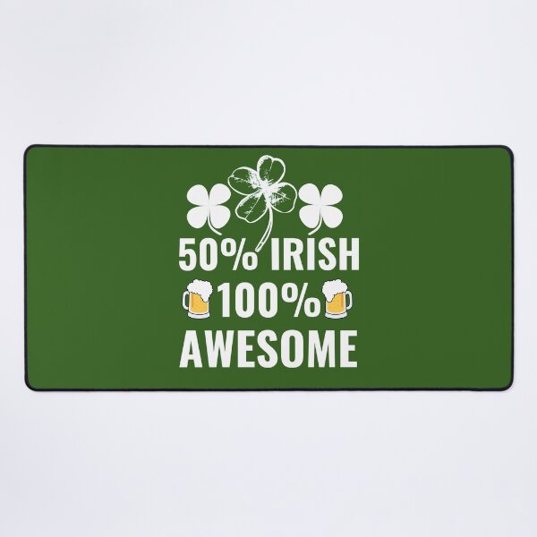 Item preview, 50% Irish 100% Awesome designed and sold by Design-Maniya.