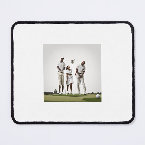 Item preview, a golf player playing a round art illusion designed and sold by Newconcept3341.