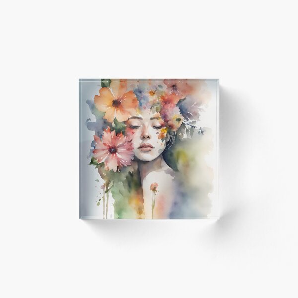 Artikelvorschau, Blue Hues and Floral Beauty: Kim entworfen und verkauft von BPMagic.