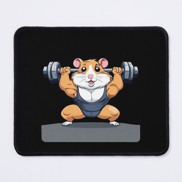 Artikelvorschau, Gewichtheber Hamster entworfen und verkauft von Amzg-Designs.