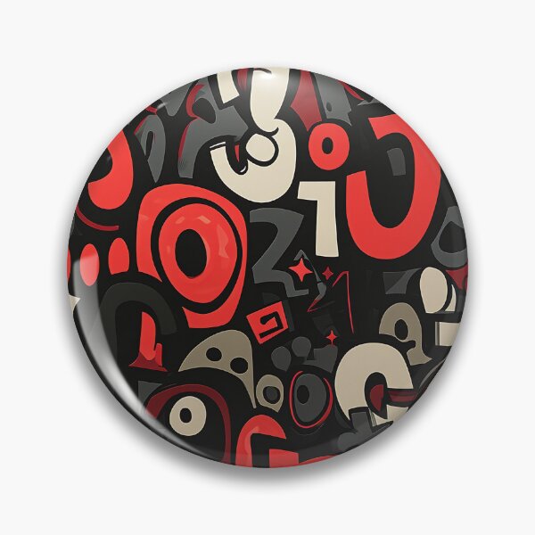 Item preview, Terrifying Looking Mox of Letters and Numbers Painted on the Wall in the Cartoon style designed and sold by Sp3ctrumOfColor.
