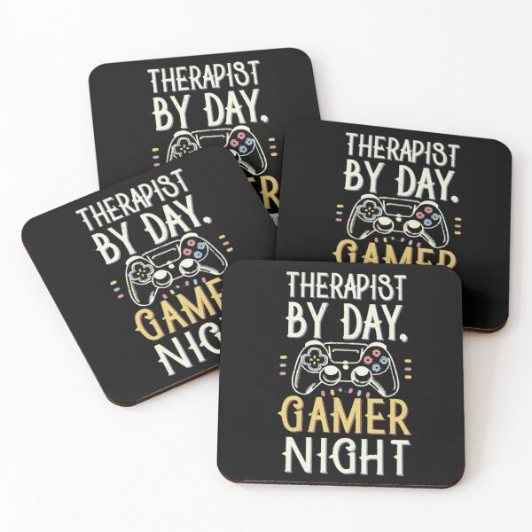 Item preview, therapist by day, Gamer by Night designed and sold by PatronesKawai.