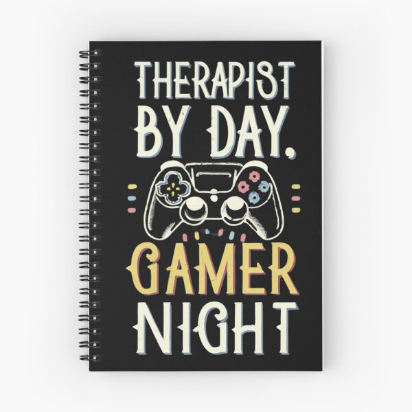 Item preview, therapist by day, Gamer by Night designed and sold by PatronesKawai.