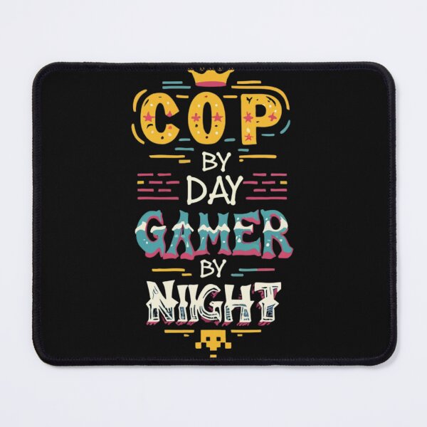 Item preview, Cop by day, Gamer by Night designed and sold by PatronesKawai.