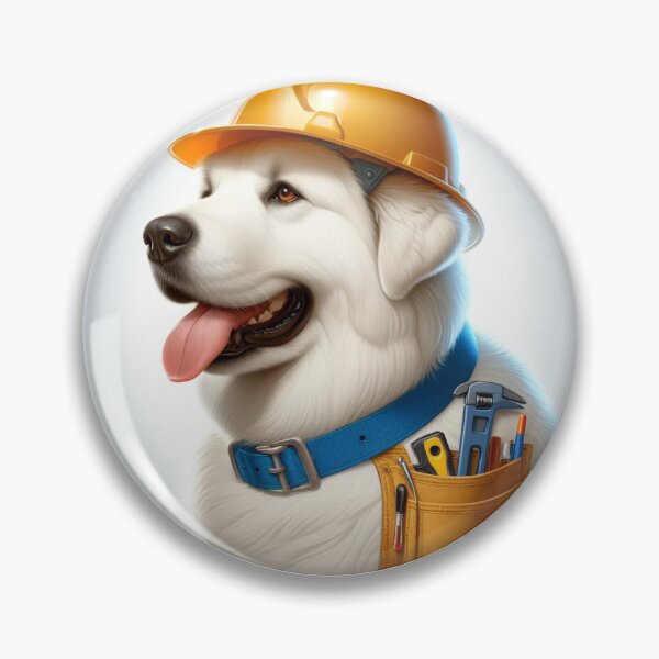 Item preview, Handy Man - Great Great Pyrenees designed and sold by Alysha Lenderman.