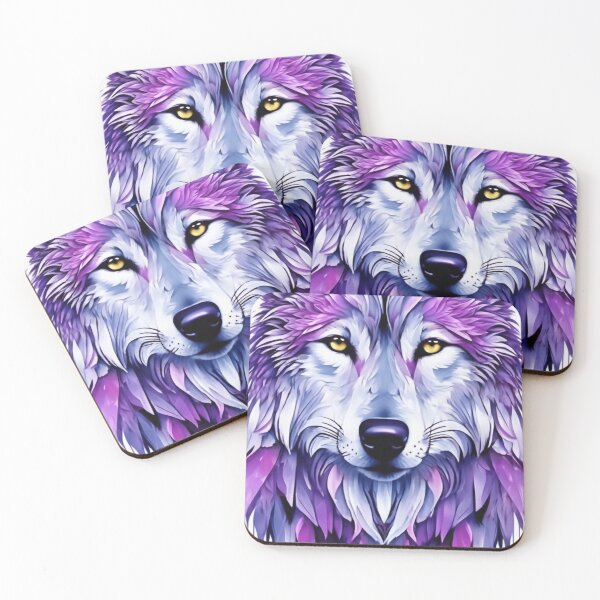 Artikelvorschau, Wilder Wolf, nach vorne schauend entworfen und verkauft von ThinkMoreArt.