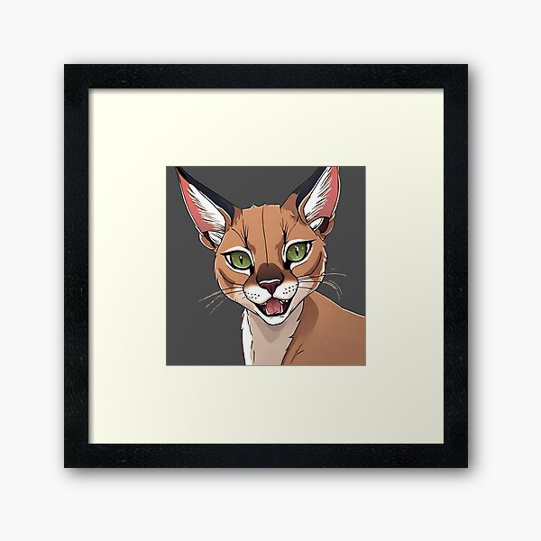 Item preview, Cute caracal cat designed and sold by MollyPetDesigns.