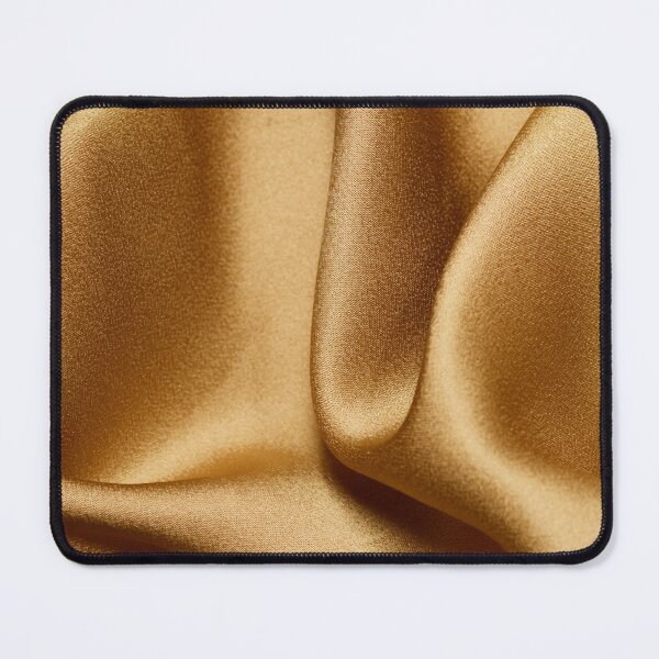 Item preview, Gold saten silk fabric designed and sold by Calliope ❤️.
