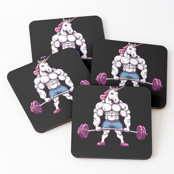 Item preview, Weightlifting unicorn designed and sold by Amzg-Designs.