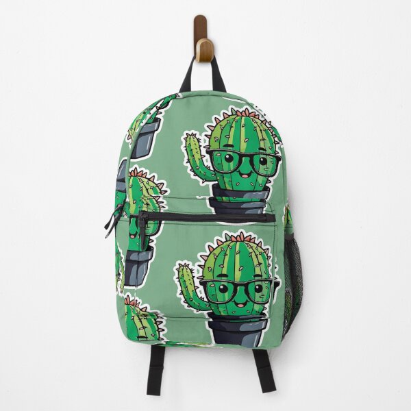 Item preview, Cute Nerd Cactus - Succulent Plant - Smiling Cactus - Potting Cactus Plants Wearing Glasses designed and sold by MyArt23.