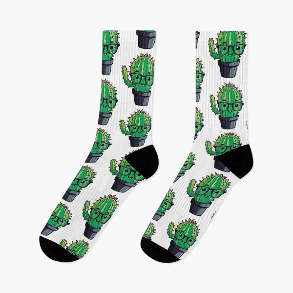 Item preview, Cute Nerd Cactus - Succulent Plant - Smiling Cactus - Potting Cactus Plants Wearing Glasses designed and sold by MyArt23.