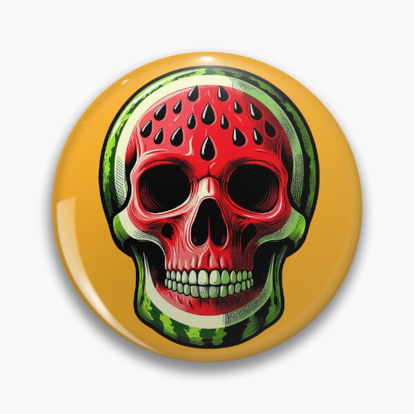Item preview, Watermelon Skull designed and sold by SaltyStar.