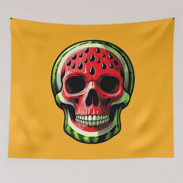 Item preview, Watermelon Skull designed and sold by SaltyStar.